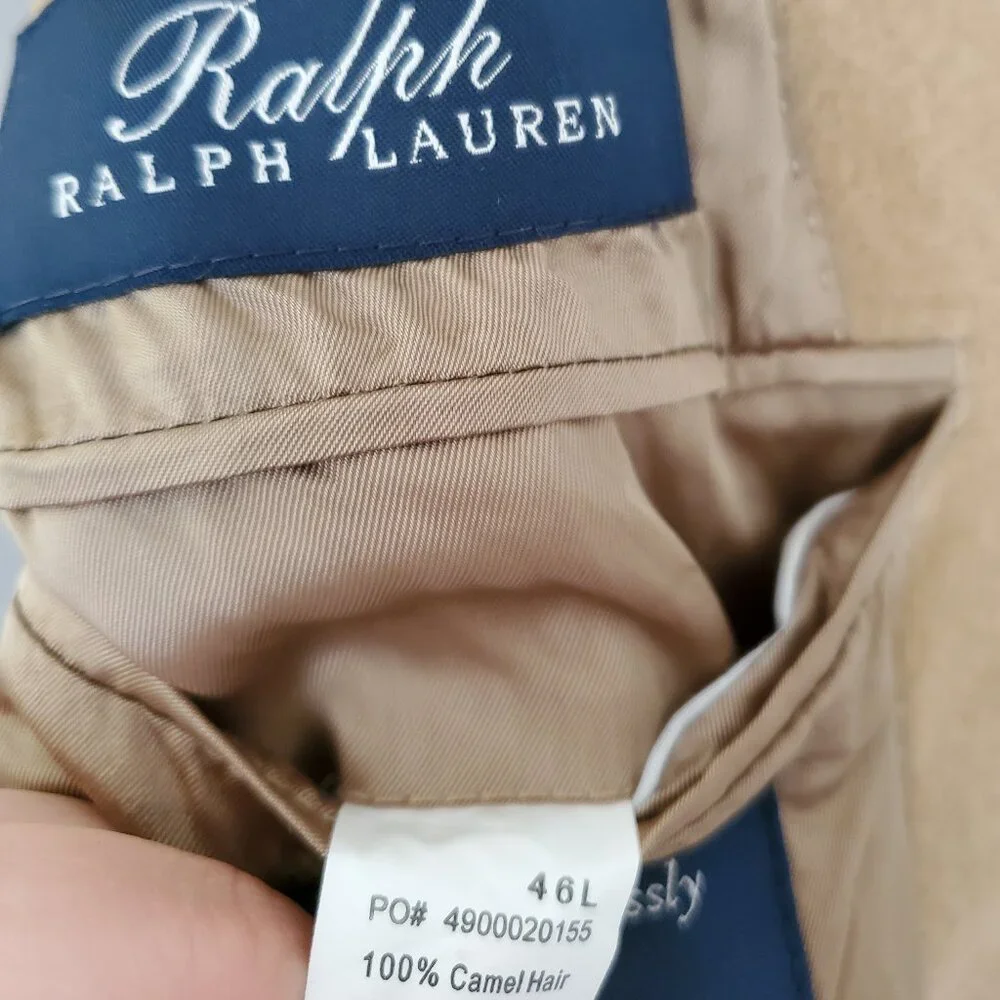 Ralph Lauren Loro Piana cowboy camel wool blazer camo green brown tan gray 46 L